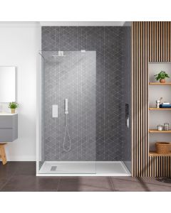 Aqua I Innovation 10mm Walk-in Corner Wetroom Enclosure