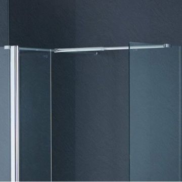 Ai Wetroom Support Bar T Piece Connector - Silver (AIWPTCONS)