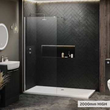 Aqua i 10 Wetroom Screen Panel 1000mm x 2000mm High