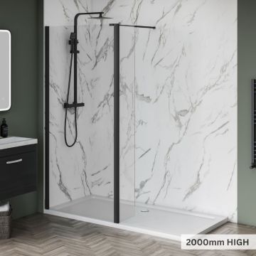 Aqua i Black Flipper Panel 300mm x 2000mm High (AI8WRP030B-20H)