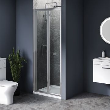 Aqua i 8 Bifold Shower Door 700mm x 1900mm High (AI8BD070S)