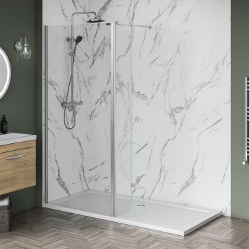 Aqua i 8 Wetroom Flipper Panel 300mm x 1900mm High