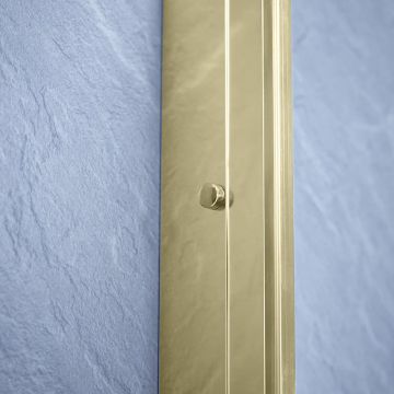 Aqua i 6 25mm Brushed Brass Profile Extension - 1900mm High (AIEXTPROBB)