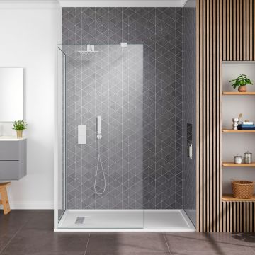 Aqua I Innovation 10mm Walk-in Corner Wetroom Enclosure