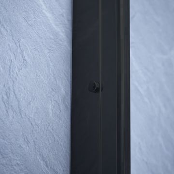 Aqua i 6 25mm Profile Extension - 1900mm High - Matt Black (AIEXTPROB)