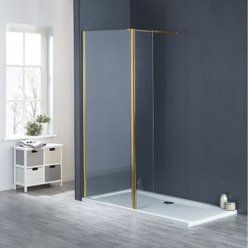 Aqua i 10 Brushed Brass Flipper Panel 300mm x 2000mm High (AI10WRP030BB-20H)
