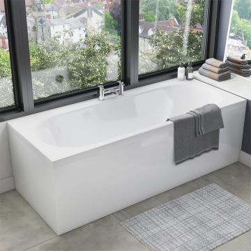 Aqua i Waterproof Bath Panel 1700mm - Gloss White (AIB080)