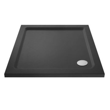 Aqua i 40mm Square Shower Tray 800mm x 800mm - Slate Grey