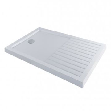 MX Elements Anti-Slip Walk-In Shower Tray with Drying Area 1400mm x 900mm (ASSTCWR002)