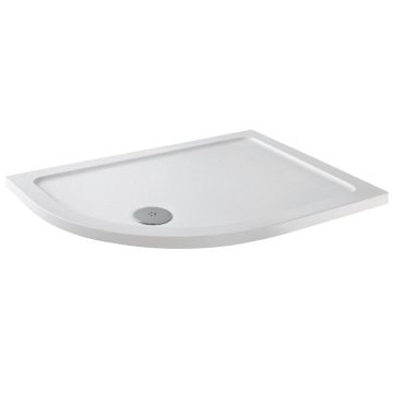 MX Elements Anti-Slip Left Hand Offset Quadrant Shower Tray 1300mm x 760mm (MXAS107)