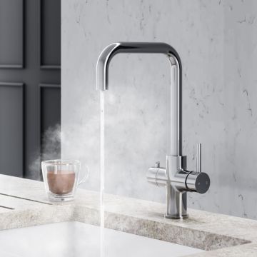 Noveua 3 in 1 Boiling Water Tap With Filter & Boiling Tank - Chrome (NV600CP)