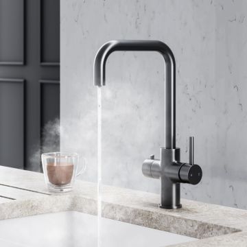 Noveua 3 in 1 Boiling Water Tap With Filter & Boiling Tank - Gunmetal (NV600GM)