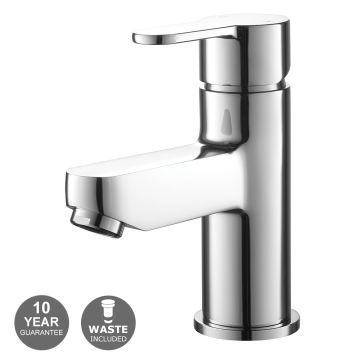 Noveua Acton Mono Basin Mixer & Click Clack Waste - Chrome (NV002)