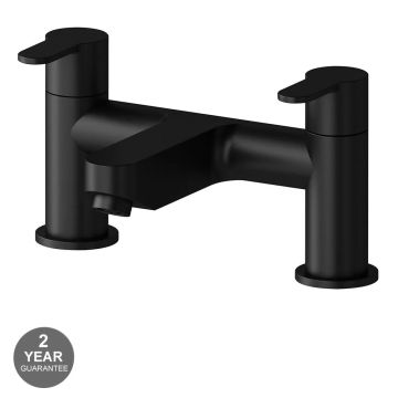 Noveua Acton Bath Filler - Matt Black (NV004-MB)