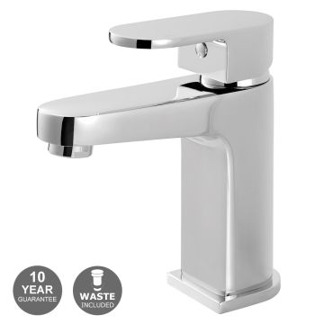 Noveua Archway Mono Basin Mixer and Click Clack Waste - Chrome (NV014)