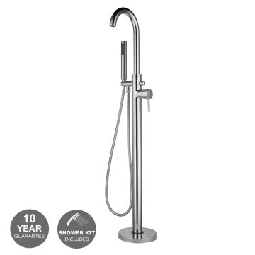 Noveua Clapham Freestanding Bath Shower Mixer - Chrome (NV104)