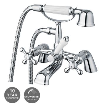Noveua Ealing Bath Shower Mixer - Chrome (NV118)
