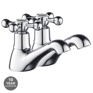 Noveua Ealing Bath Taps - Chrome (NV122)