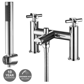 Noveua Euston Bath Shower Mixer - Chrome (NV030)
