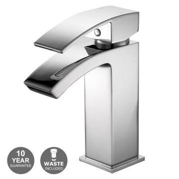 Noveua Farringdon Mono Mixer & Click Clack Waste - Chrome (NV034)