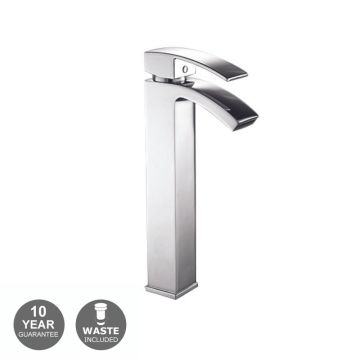 Noveua Farringdon Tall Mono Mixer & Click Clack Waste - Chrome (NV035)