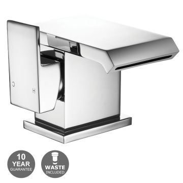 Noveua Fulham Mono Basin Mixer - Chrome
+ Click-Clack Waste (NV040)