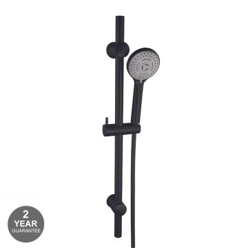 Noveua Islington Deluxe Round Slide Rail Kit - Matt Black (NV198-MB)