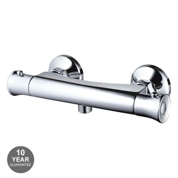 Noveua Islington Round Thermostatic Bar Shower Valve - Chrome (NV160)
