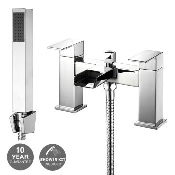 Noveua Kennington Bath Shower Mixer - Chrome (NV070)