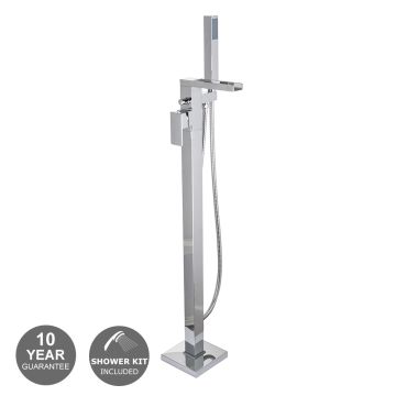 Noveua Kennington Freestanding Bath Shower Mixer - Chrome (NV072)