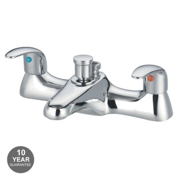 Noveua Marylebone Deck Mounted Bath Shower Mixer - Chrome (NV112-WRAS)
