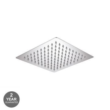 Noveua Mayfair 200mm Ultra Thin Square Shower Head - Chrome (NV176)