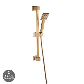 Noveua Mayfair Deluxe Round Slide Rail Kit - Brushed Brass (NV167-BB)