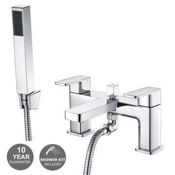 Noveua Newbury Bath Shower Mixer - Chrome (NV220)