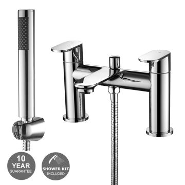 Noveua Preston Bath Shower Mixer - Chrome (NV304CP)