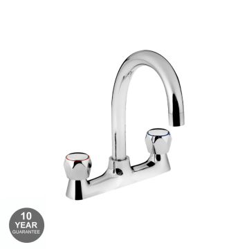 Noveua Richmond 2 Tap Hole Sink Mixer - Chrome (NV454)