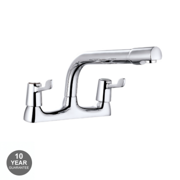 Noveua Richmond Lever 2 Tap Hole Sink Mixer - Chrome (NV237)