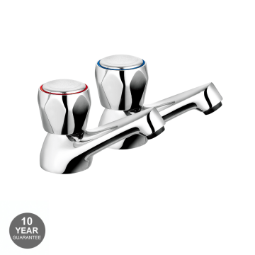 Noveua Richmond Pair 3/4" Bath Taps - Chrome (NV446)