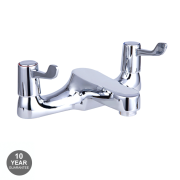 Noveua Richmond 3" Lever Deck Mounted Bath Filler - Chrome (NV233)