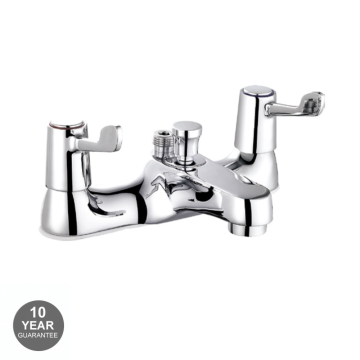 Noveua Richmond 3" Lever Deck Mounted Bath Shower Mixer - Chrome (NV235)