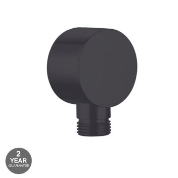 Noveua Outlet Elbow Round - Matt Black (NV200-MB)