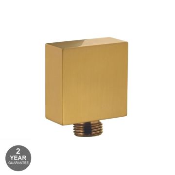 Noveua Outlet Elbow Square - Brushed Brass (NV202-BB)