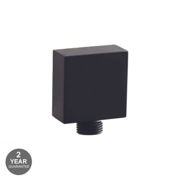 Noveua Outlet Elbow Square - Matt Black (NV202-MB)