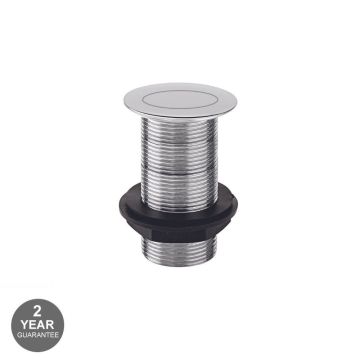 Noveua Click Clack Unslotted Basin Waste - Chrome (NV416)