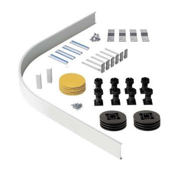 Aqua-I & MX Shower Riser Kit For Quadrant and Offset Quadrant Shower Trays up to 1200mm (MX076)